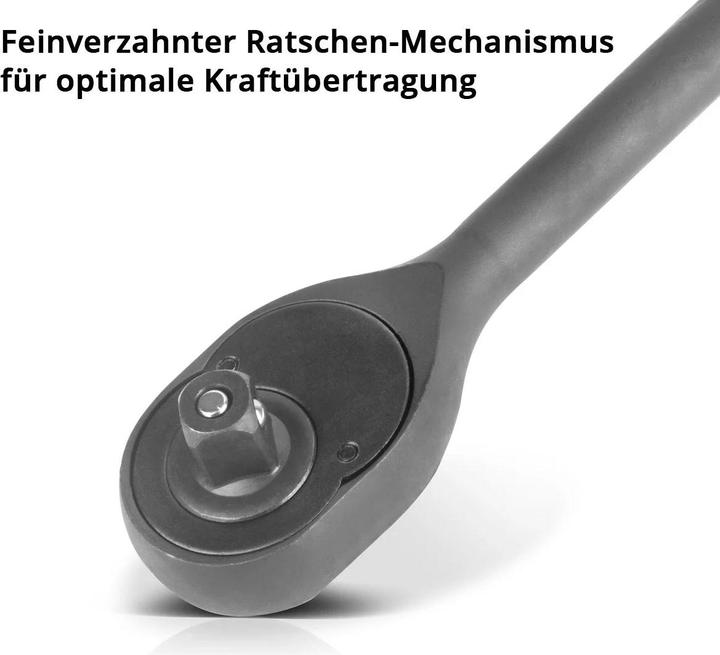 Produktbild Stahlwerk Steckschlüssel-Satz 24-teiliger Knarrenkasten mit 1/2" Umschaltknarre