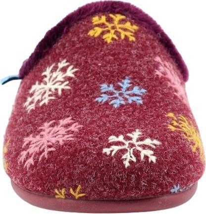 Actual product image Lunar Womens/Ladies Juniper Snowflake Slippers (38)