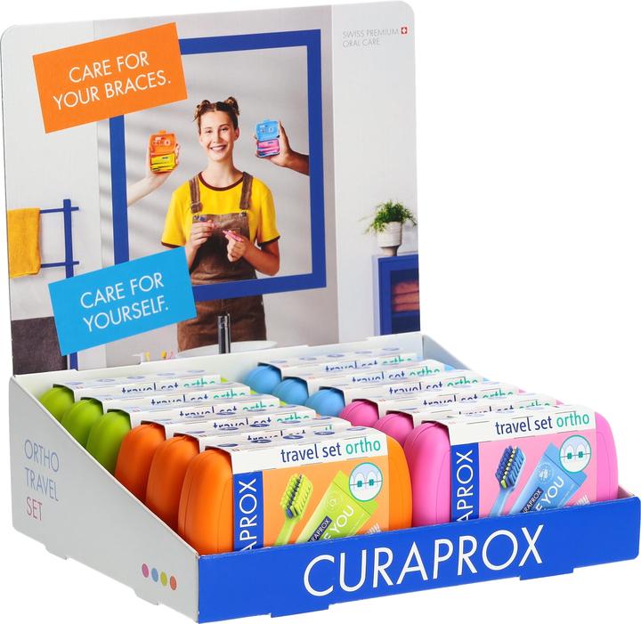 Actual product image Curaprox Travel Set Ortho Display ass 12 (Extra soft, 12 x)