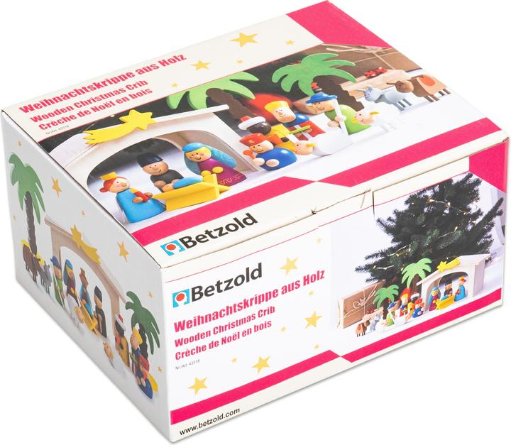 Produktbild Weihnachtskrippe aus Holz