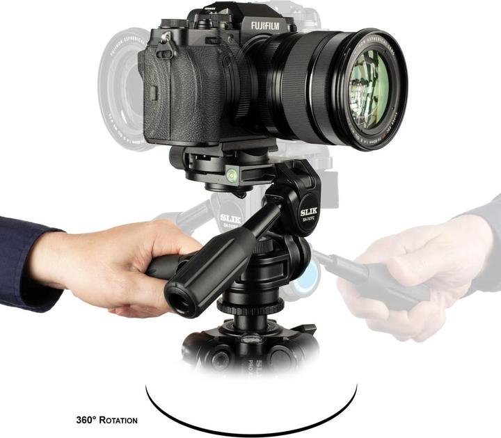 Actual product image Slik Tripod head SH-747FC (3-way Panhead)
