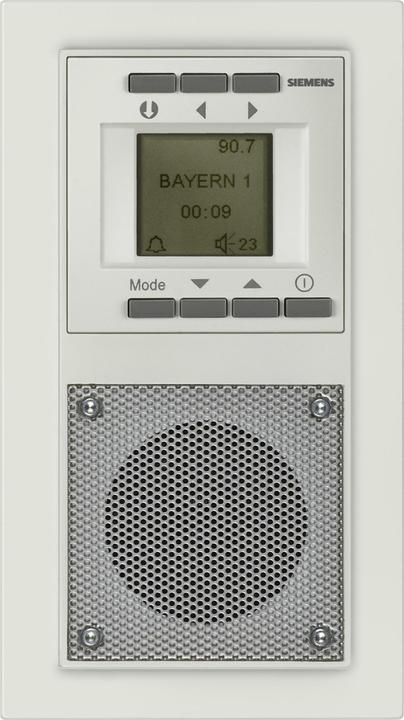 Produktbild Siemens UP-Radio 5TC1060 titanweiss Delta Miro (UKW)