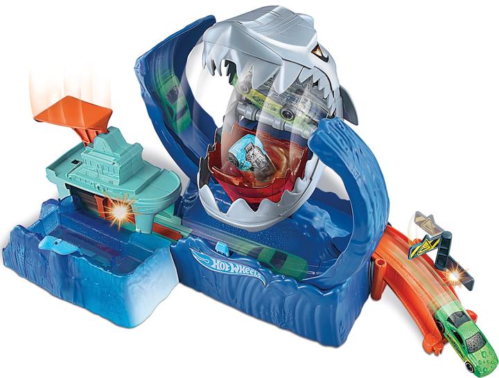 Actual product image Hot Wheels Robo Shark Frenzy Play Set