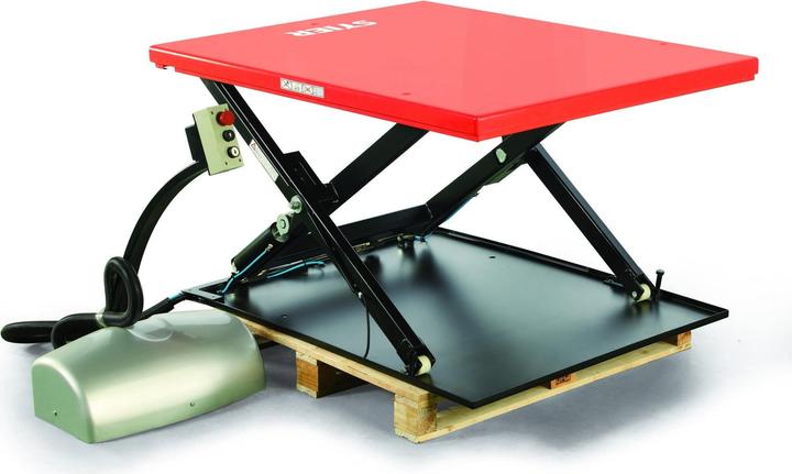 Produktbild Stier Flach-Scheren-Hubtisch Tragkraft 1000kg Plattform 1450x1140mm