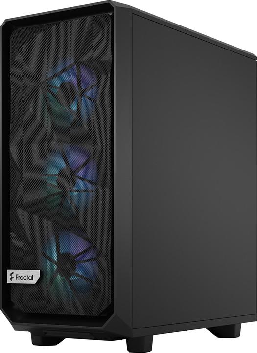 Actual product image Fractal Meshify 2 Compact RGB Black TG Light (ATX, mATX, Mini-ITX)