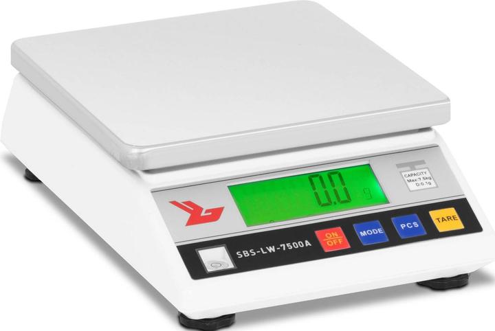 Produktbild Steinberg Präzisionswaage Feinwaage Goldwaage Digitalwaage Laborwaage LCD 7500 g / 0,1 g