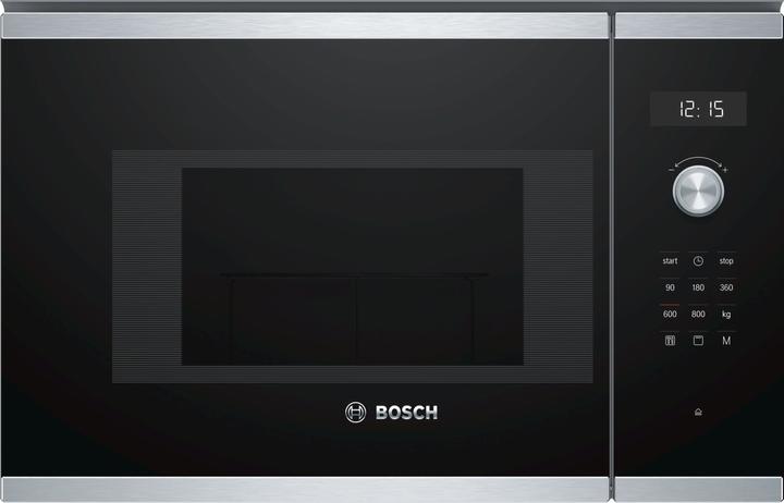 Image du produit Bosch Hausgeräte Micro-ondes encastrable BEL524MS0, Série 6, 38 cm, 800 W, 8 programmes