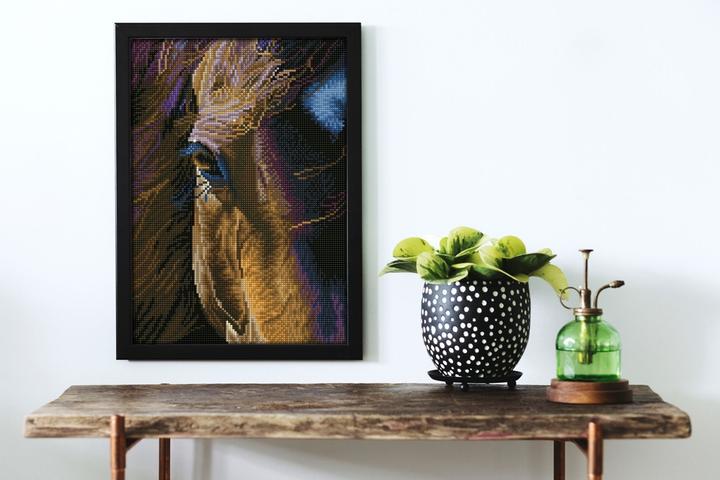 Actual product image Diamond Dotz Diamond Painting Pferd braun