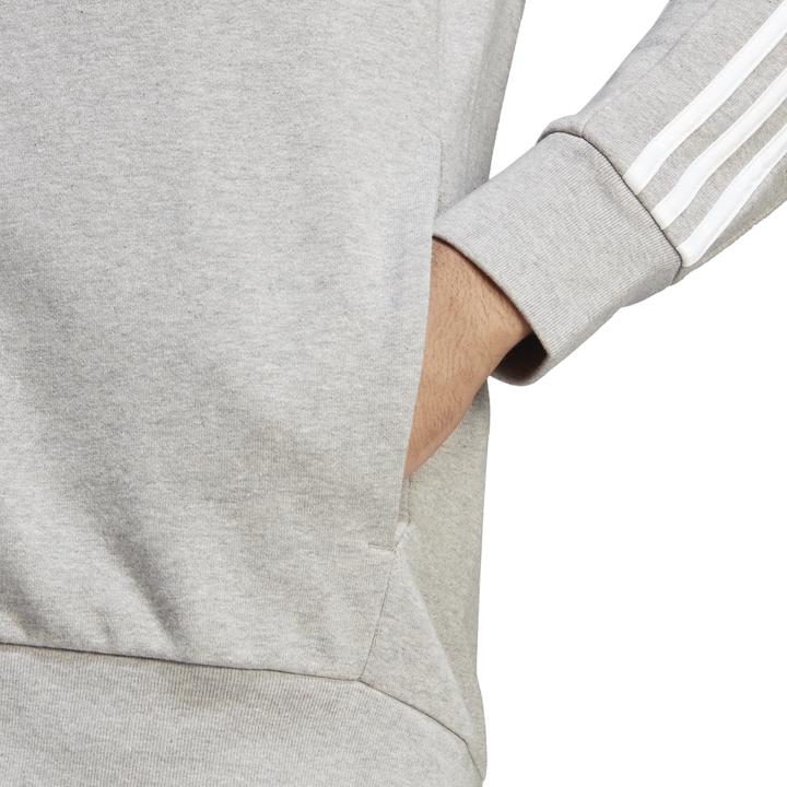 Actual product image adidas M 3s Ft Fz Hd,Mgreyh/White Mgreyh/White XL (XL)