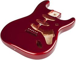 Actual product image Fender Classic Series 60&aposs Stratocaster SSS Alder Body Candy Apple Red losse elzenhouten solid body voo (Electric guitar, Alder)