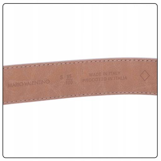 Actual product image Valentino Hampton ladies' belt with plaque buckle