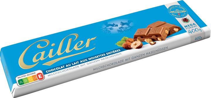 Produktbild Cailler Tafelschokolade Milch mit Haselnüssen (400 g)