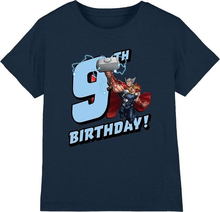 Immagine prodotto Thor Maglietta Nono Compleanno Bambini (140)