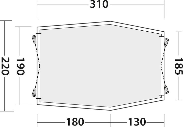 Produktbild Outwell Sandcrest L (Vorzelt, 5.30 kg)
