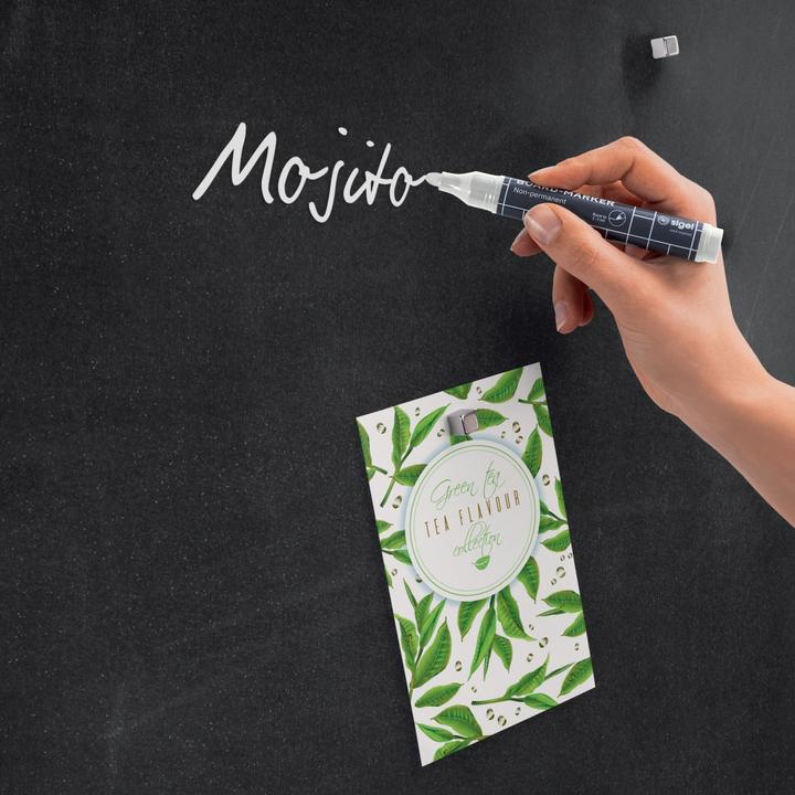 Actual product image Sigel Glass magnetic board Artverum with design (Magnet board, 90 x 120 cm)