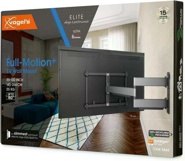 Image du produit Vogels TVM 5845 (Mur, 100", 55 kg)