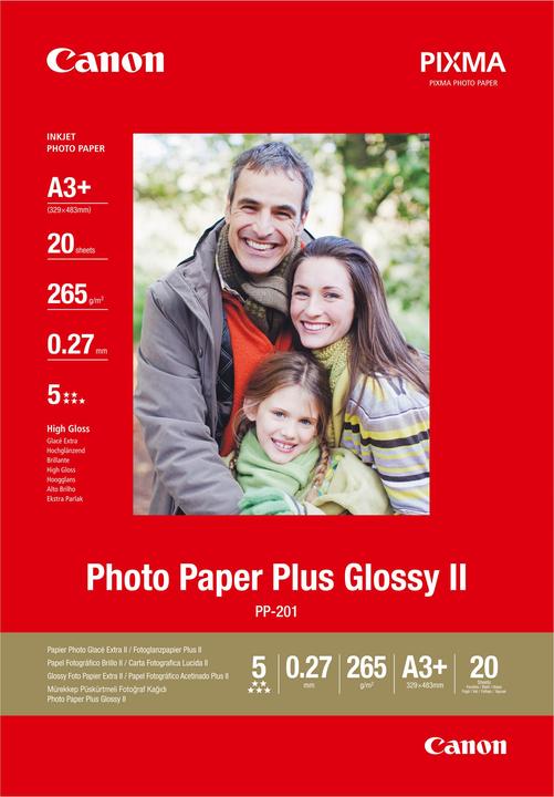 Canon PP-201 Plus Glossy II (260 g/m², A3+, 20 x)