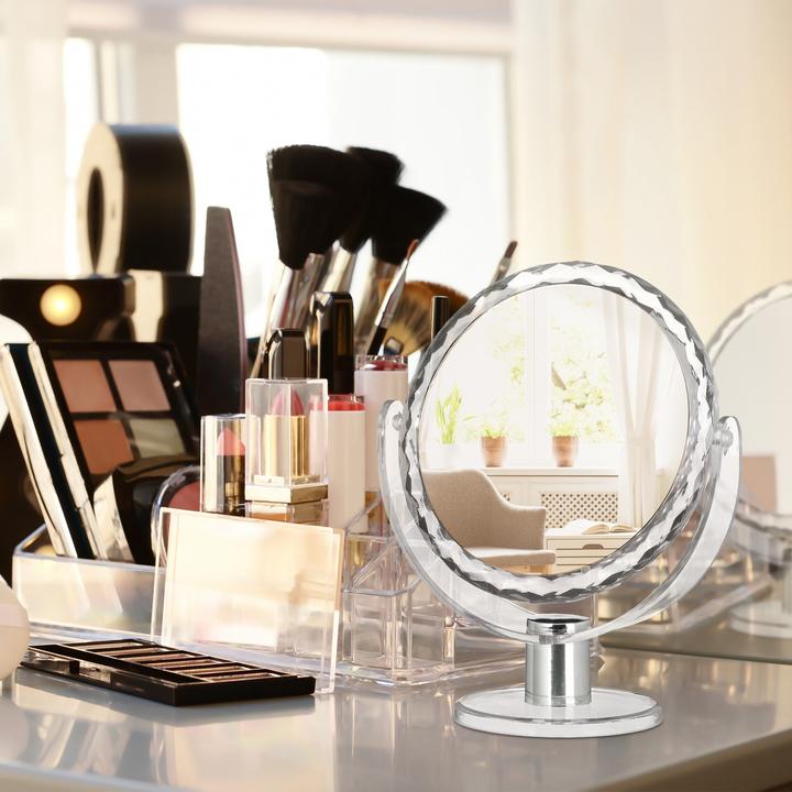 Actual product image Relaxdays Cosmetic mirror (19 x 19 x 23 cm)