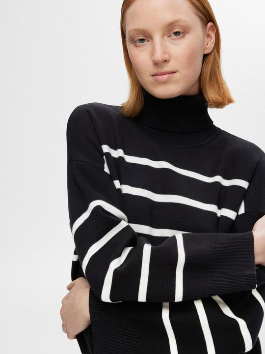 Actual product image Selected Femme Slfkamma Ls Knit Roll Neck Noos (L)