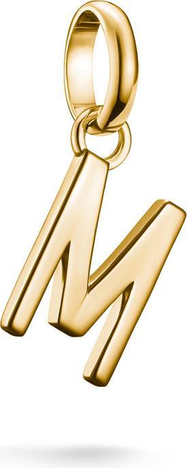 Immagine prodotto Thomas Sabo Charm-Anhänger Buchstabe M Connect vergoldet (Argento 925)