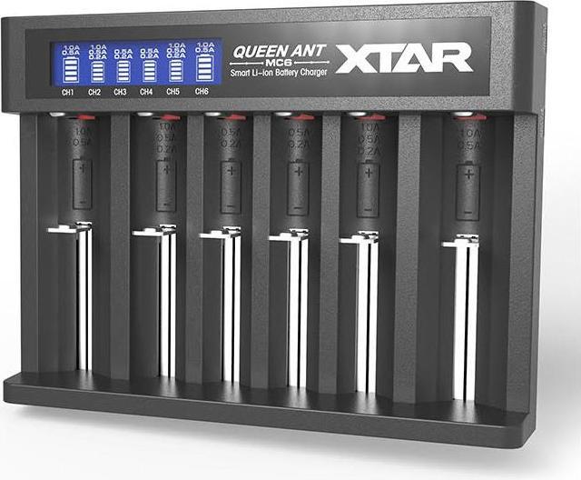Produktbild Xtar DRAGON VP4 Ladegerät, 12 V 3 A, KFZ Adapter (1 Stk., AAAA, AAA, AA, C, D, Ladegerät inkl. Akku)