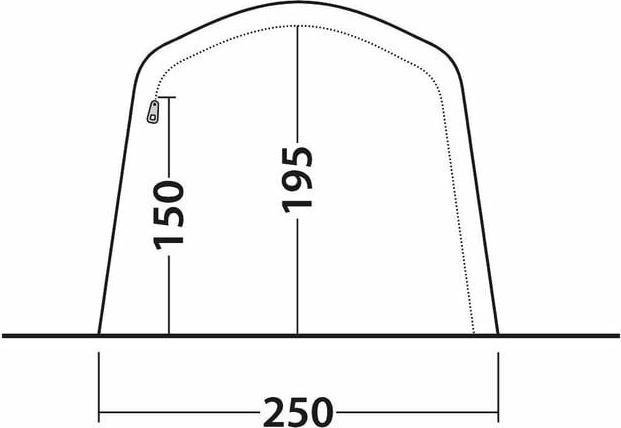 Productafbeelding Outwell Elmdale 3PA (Tunnel tent, 21.30 kg, 3 personen)