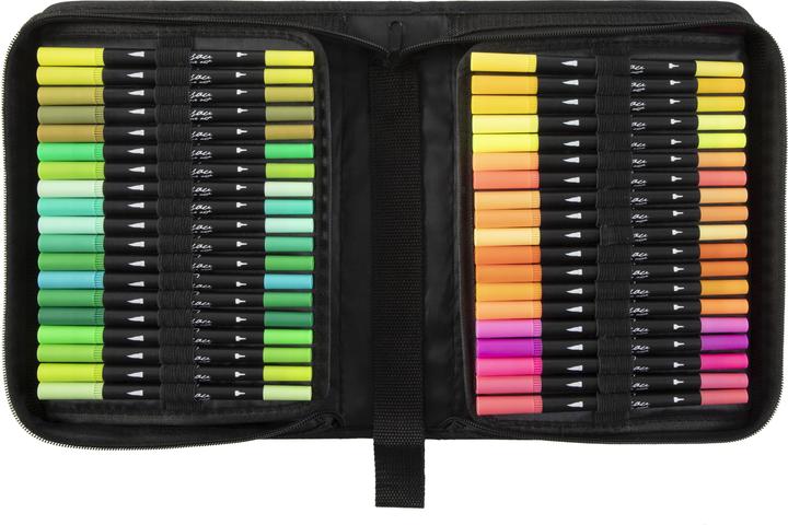 Actual product image Nassau Double markers 120 pcs in Nylon Wallet - (K-AR0132/GEA) (120 x)