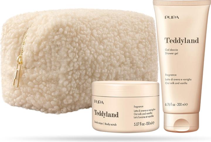 Immagine prodotto Pupa Milano Pupa 2024 Teddyland Kit 2 - Shower Milk 200ml + Scrub 150ml - Oat/Vanilla (Set per la cura dei capelli)