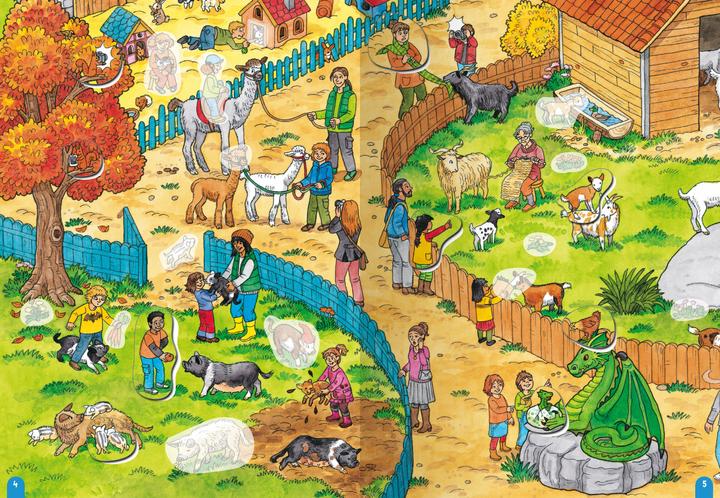 Image du produit Ravensburger Wimmeln, Rätseln, Stickern: Tiere