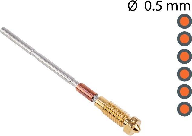 Image du produit Prusa Nozzle Brass 0.5 mm pour nextrudeuse (Accessoire)