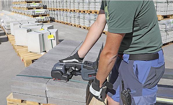 Image du produit kaiserkraft Appareil de cerclage sur accumulateur BTX4 pour feuillard en PP ou PET