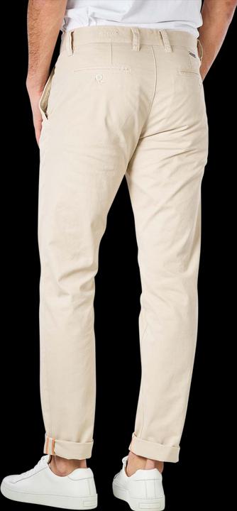 Actual product image Alberto Compact Cotton Lou Pant Slim Fit Light Beige (W33/L32)