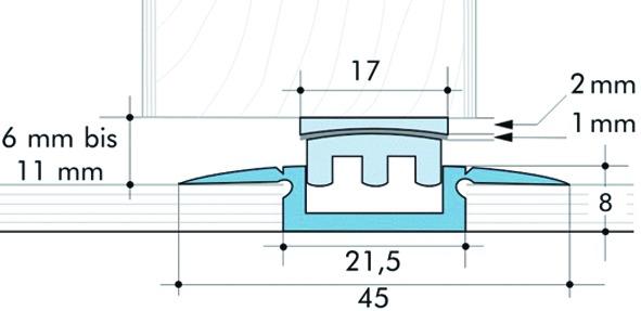 Produktbild Alumat Magnet-Türschwellen