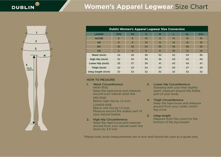 Produktbild Dublin Performance Flex Knie Patch Reithose (34)