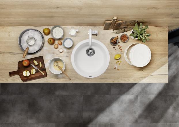 Immagine prodotto Blanco Blancorondo (Lavello montato, 45 cm, 45 cm)
