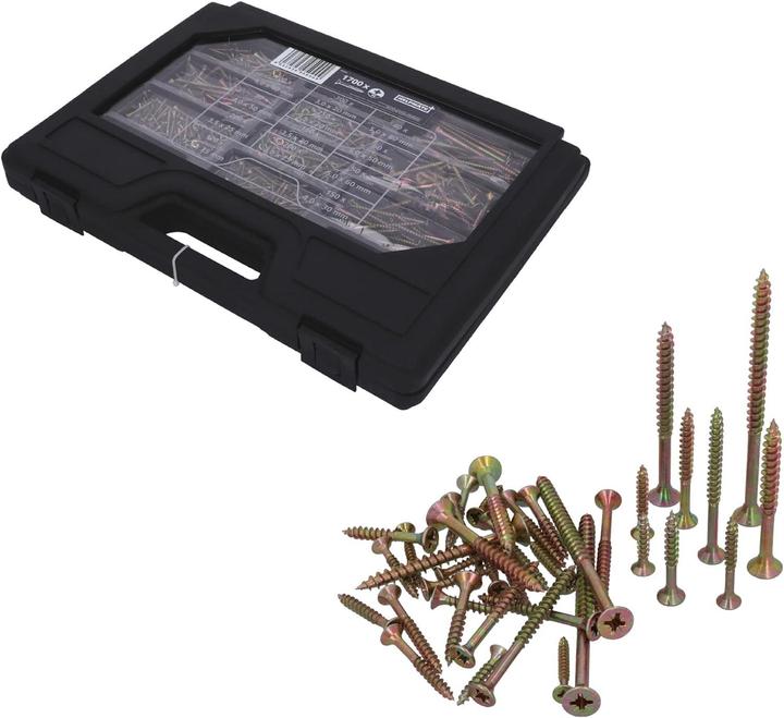 Helpmate Holzschrauben Set (1700 Viti per pezzo)