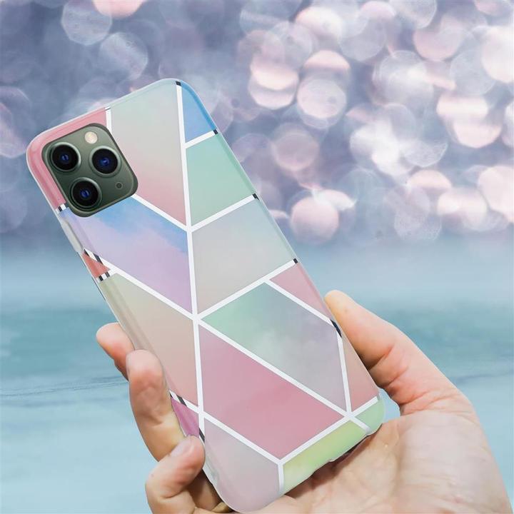 Image du produit Cadorabo Couverture IMD TPU Marbre coloré (Apple iPhone 12 mini)