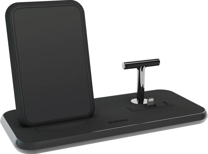 Image du produit Zens Chargeur sans fil double en aluminium + station d'accueil (20 W)