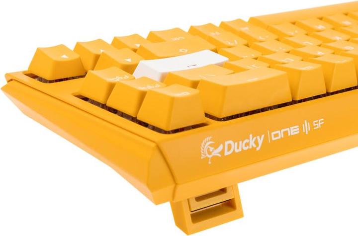 Actual product image Ducky One 3 Yellow SF Gaming Keyboard, RGB LED - MX-Blue (US) (US, Cable)