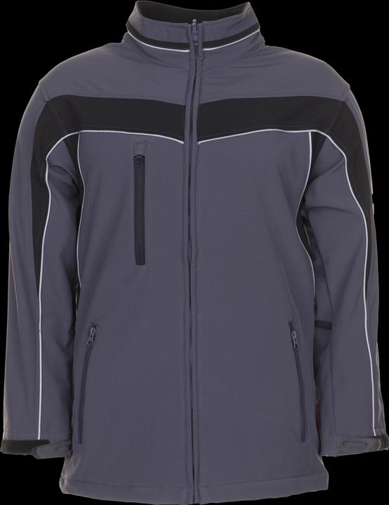 Actual product image Planam Plaline work jacket softshell jacket slate black size L (L)