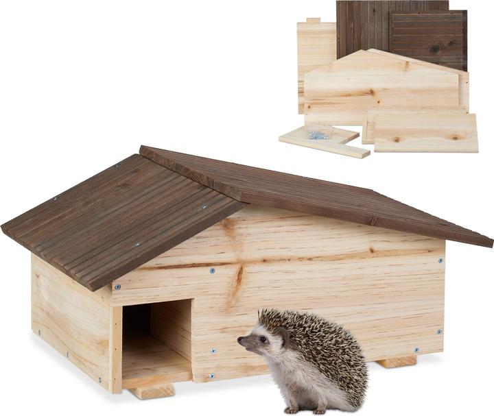 Actual product image Relaxdays Hedgehog house