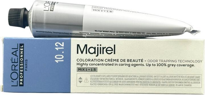 Produktbild L'Oréal Paris L'Oreal Majirel 10.12 Platinum Ash Blonde 60ml (10.12 Platinum Ash Blonde)