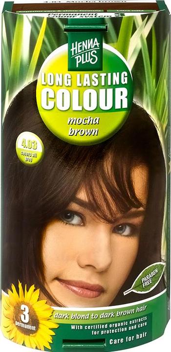 Produktbild Hennaplus Long Lasting Colour (4.03 Mokka Braun)