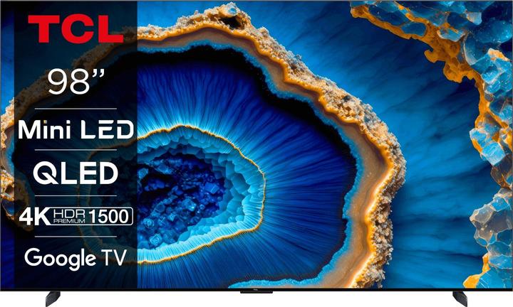 Actual product image TCL 98C809 Ultra HD HDR Mini LED QLED TV 98 (249 cm) (98", QLED, 4K, 2023)
