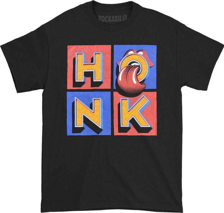 Immagine prodotto The Rolling Stones Honk Maglietta Elenco delle Tracce Adulto Unisex (L)