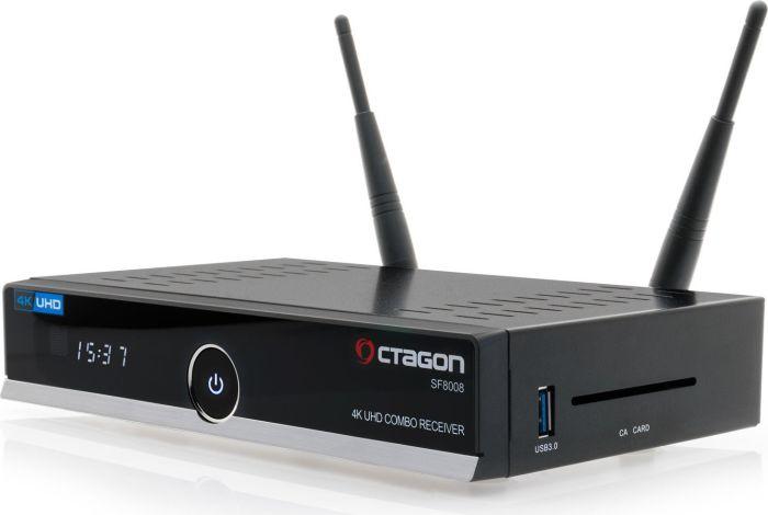 Produktbild Octagon SF 8008 4K Combo (8 GB, DVB-S2X, DVB-C/T2 Dual, CI+-Schacht)