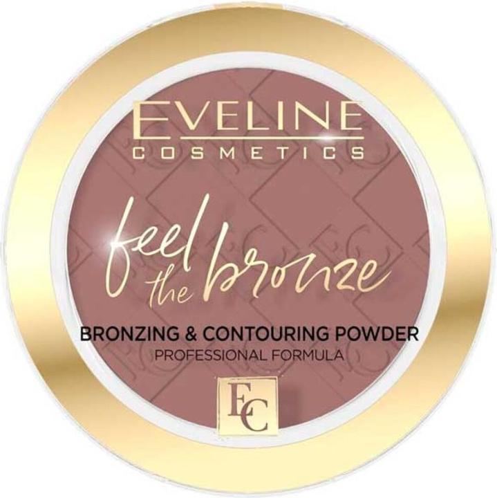 Produktbild Eveline Feel The Bronze Bronzing And Contouring Powder Chocolate Cake 02 4G (Chocolate Cake, Bronzer, 4 g)