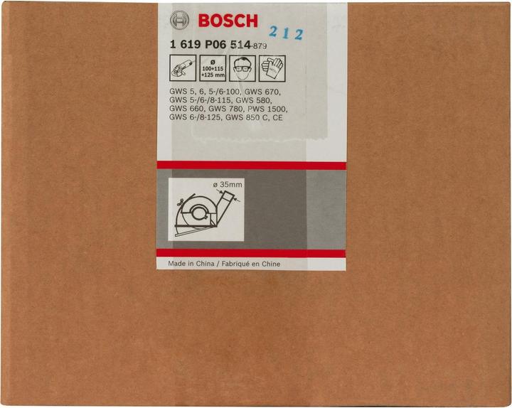 Produktbild Bosch Professional Zubehör Führungsschlitten mit Absaugstutzen zum Trennen, werkzeuglos, 100 / 115 / 125 mm