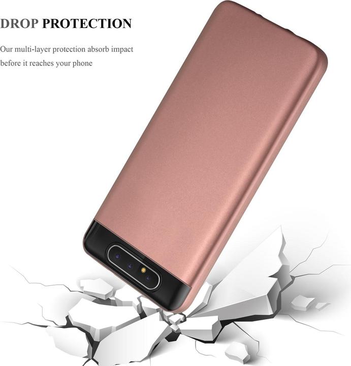 Actual product image Cadorabo TPU Matt Metallic Cover (Samsung Galaxy A80)