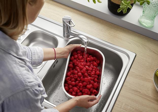 Actual product image Blanco Stainless steel multifunctional bowl (Sink accessories, 37.10 cm, 17.70 cm)